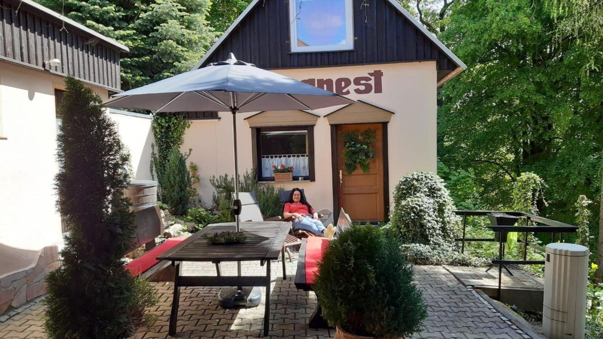 Bergnest Bungalow Bad Gottleuba-Berggiesshuebel Ngoại thất bức ảnh